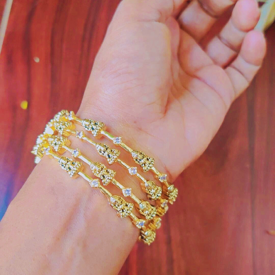 GOLDEN DEVIKA NAGAS BANGLES