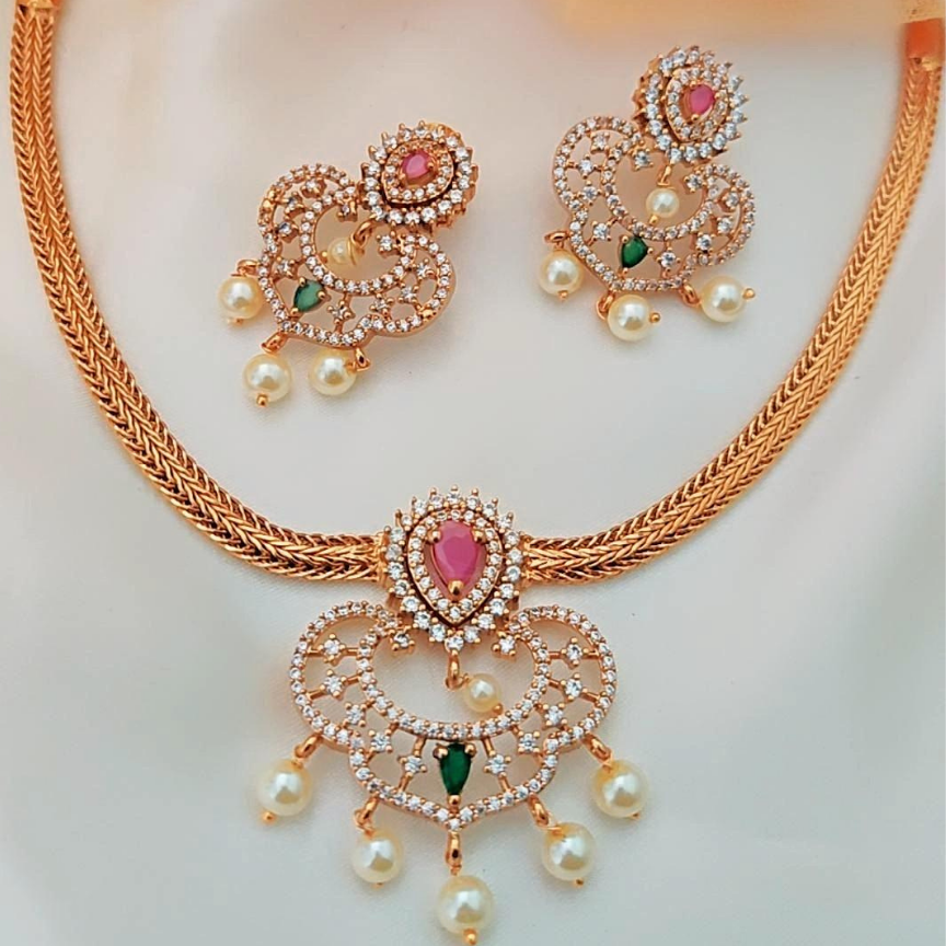 MULTICOLOR SAHITA ZIRCONIA JEWELLERY SET