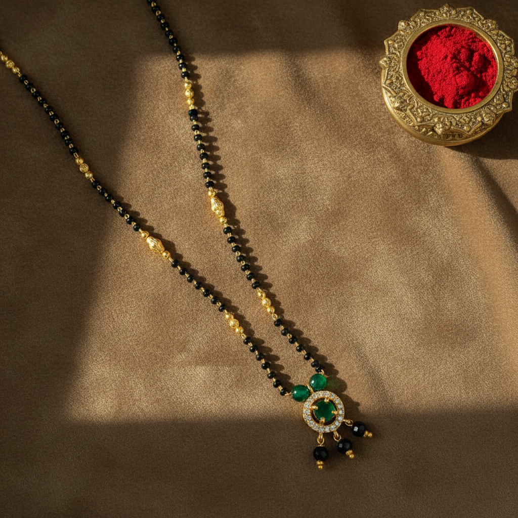 EMERALD PRISHA MANGALSUTRA
