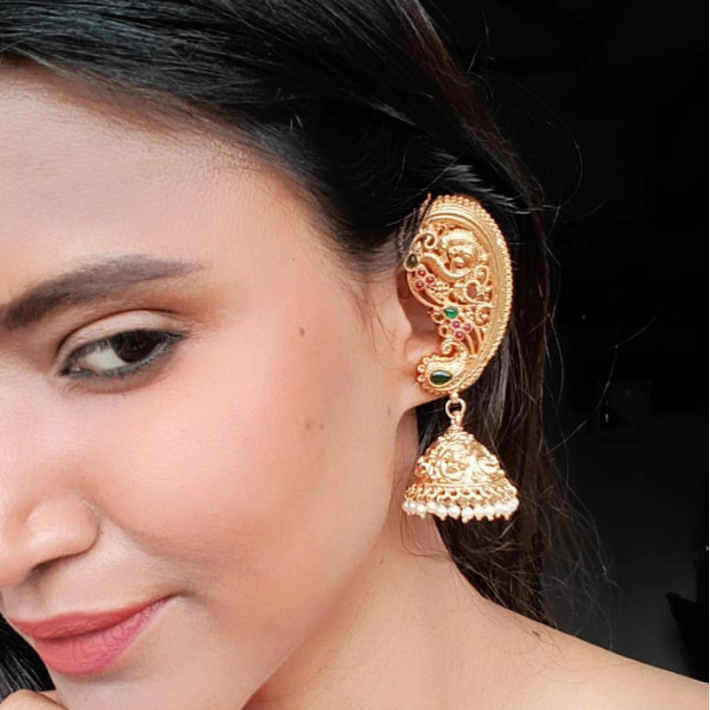 GOLDEN JAANU EARCUFF EARRINGS