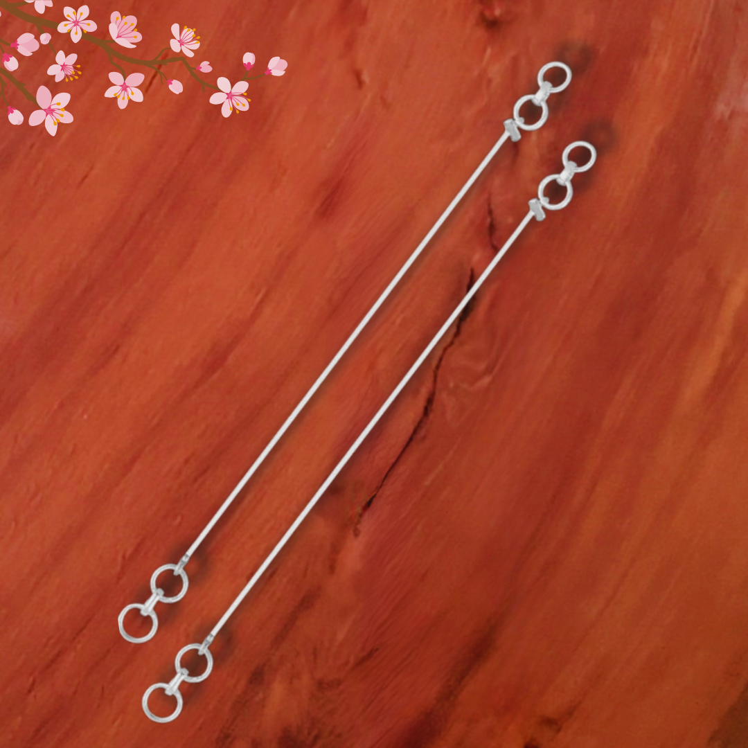 PREMIUM TRANSPARENT EAR CHAIN (Set of 2) COMBO - FOR HEAVY EARRINGS