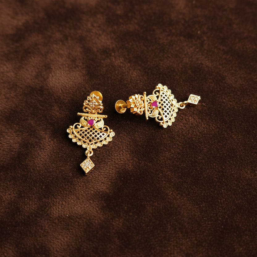 MICRO GOLD BAKTHI JEWELLERY SET COMBO