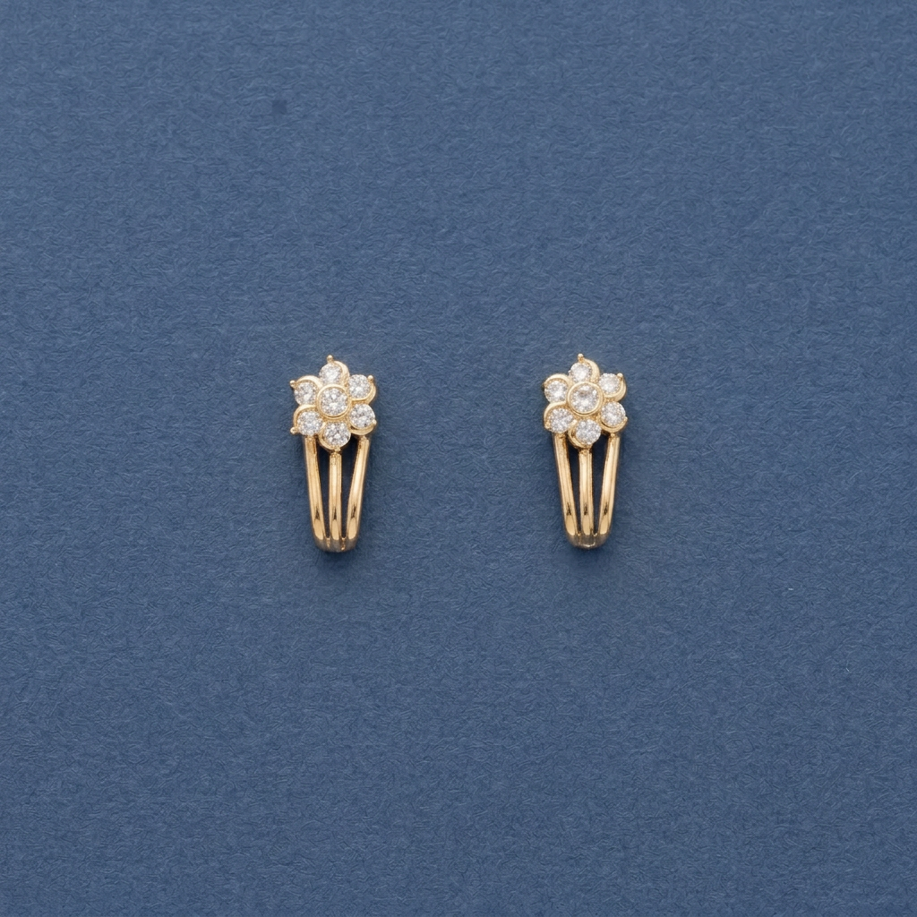 DIAMOND MINA STUD EARRINGS