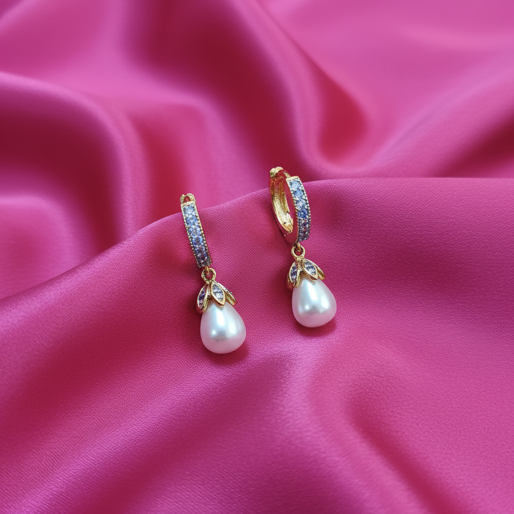 NISHAANA ZIRCONIA EARRINGS