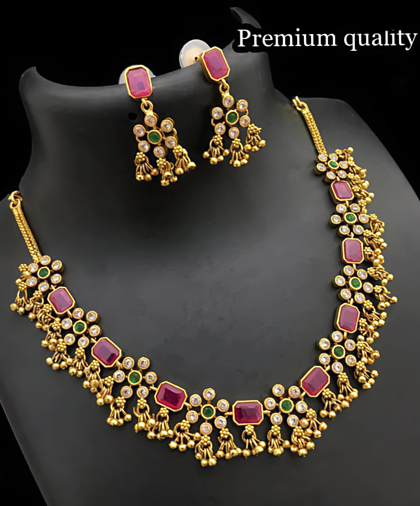 MULTICOLOR RISHIMA JEWELLERY SET