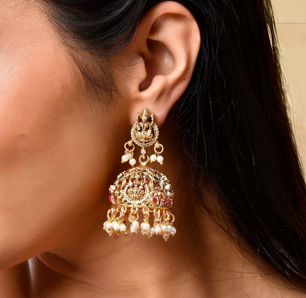 GOLDEN SANDHEN TEMPLE JHUMKI