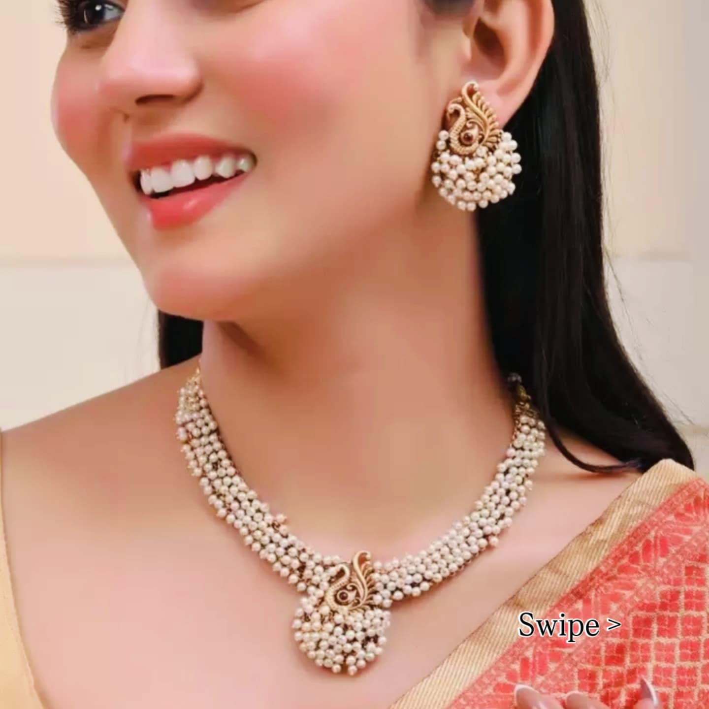 IVORY AMARI PEARL JEWELLERY SET