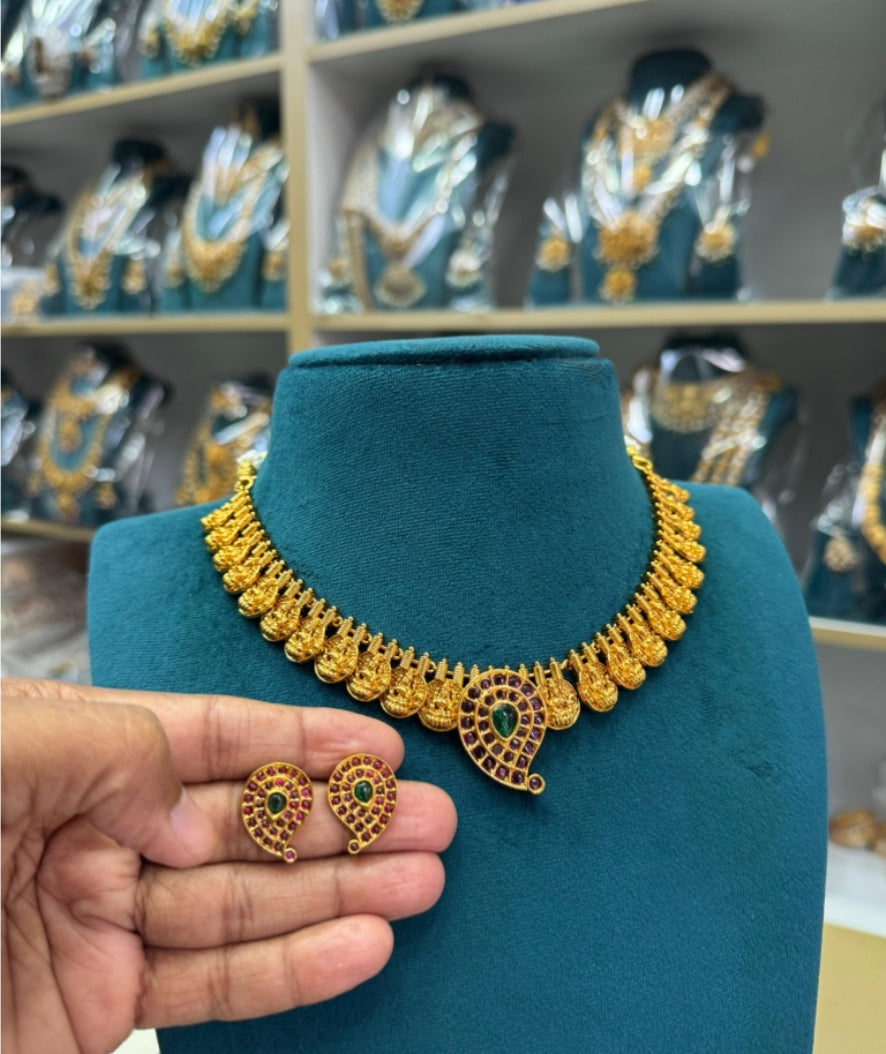 MULTICOLOR MAANGA JEWELLERY SET