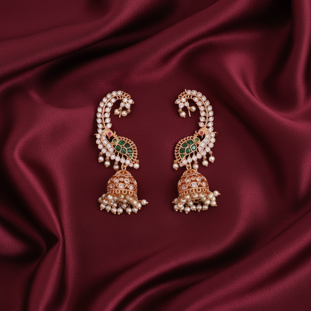 MULTICOLOR SINIHA EARCUFF EARRING