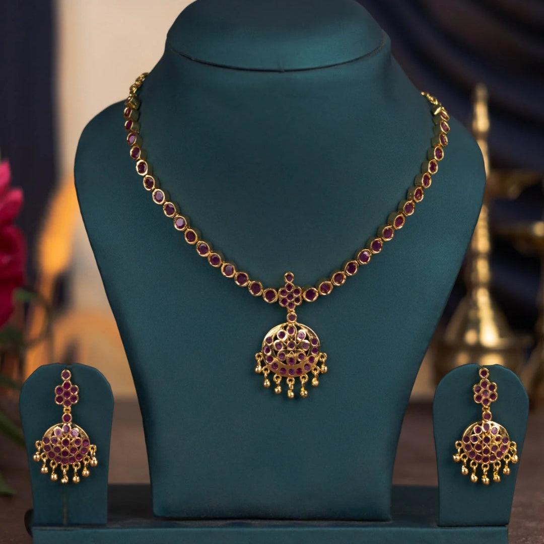 ORIGINAL RUBY SEEMA IMPON JEWELLERY SET