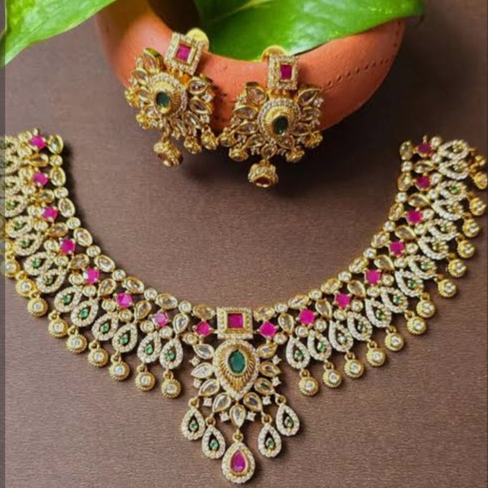 MULTICOLOR ANAKA JEWELLERY SET