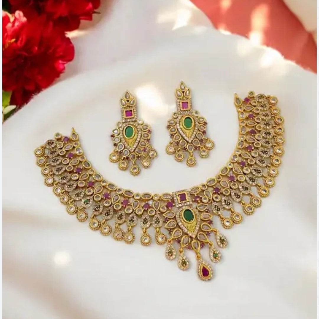 MULTICOLOR ANAKA JEWELLERY SET