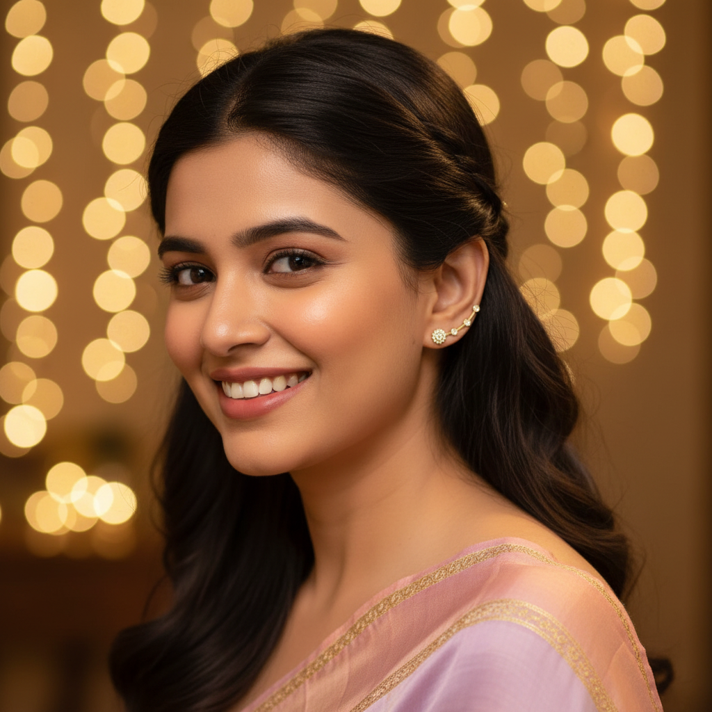 DIAMOND FARAH EARCUFF EARRINGS