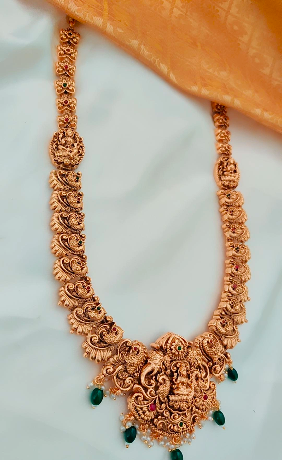 GOLDEN TISYA TEMPLE JEWELLERY SET COMBO
