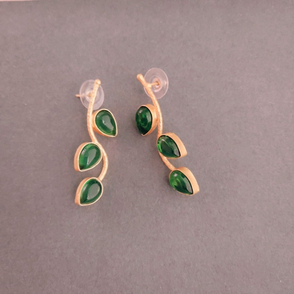 green earrings for girls