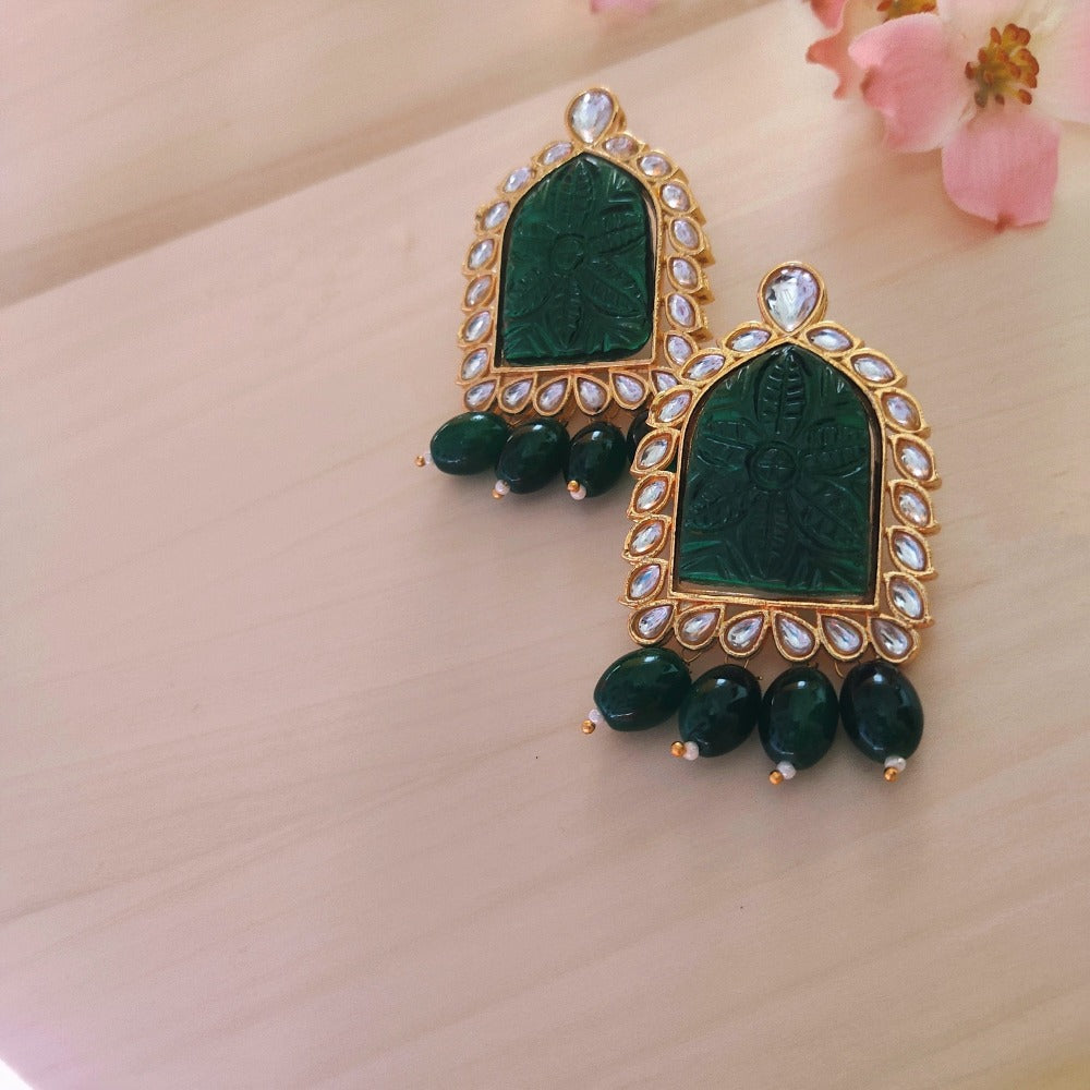 green earrings for girls