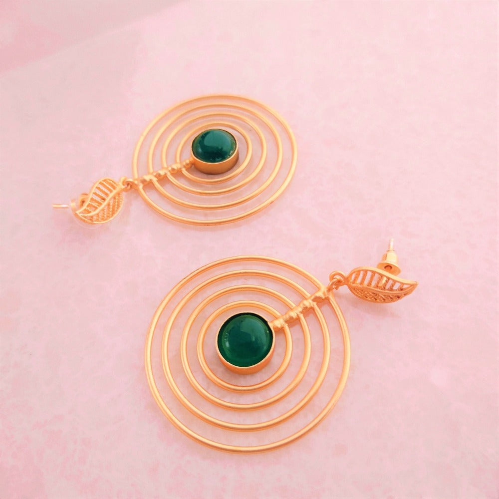green earrings for girls