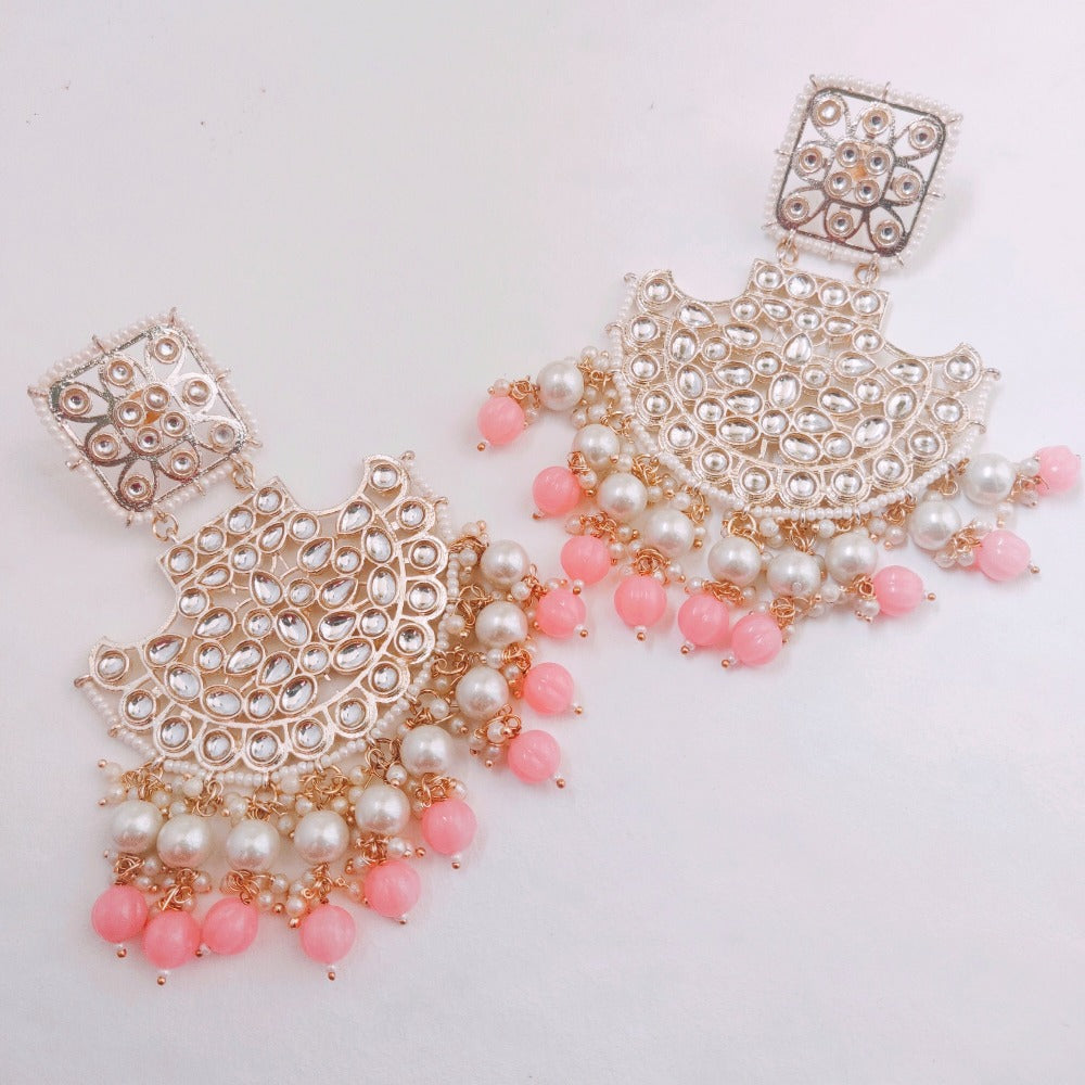 Pink earrings for girls