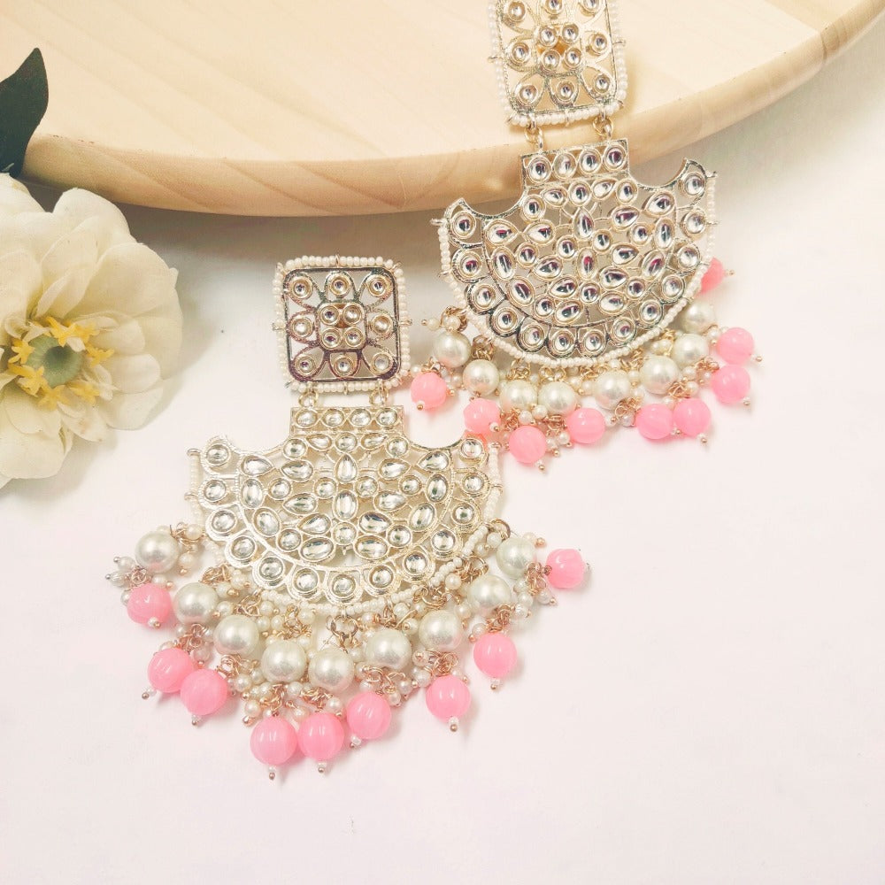 Pink earrings for girls