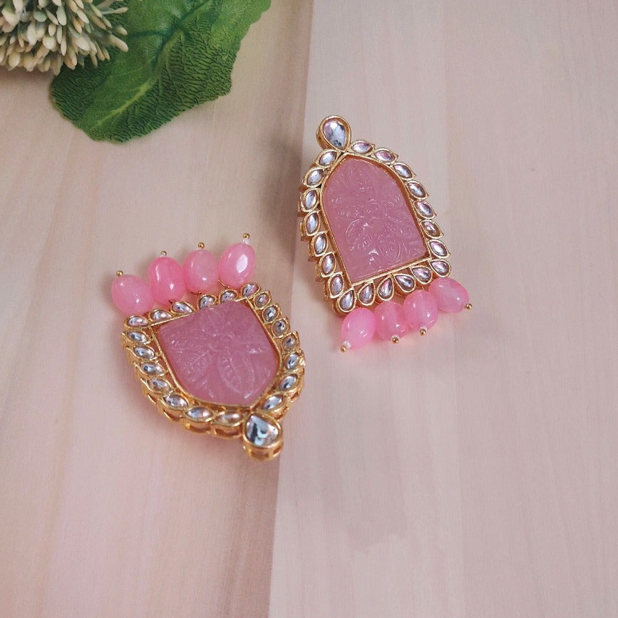 Pink earrings for girls