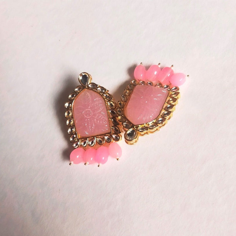 Pink earrings for girls