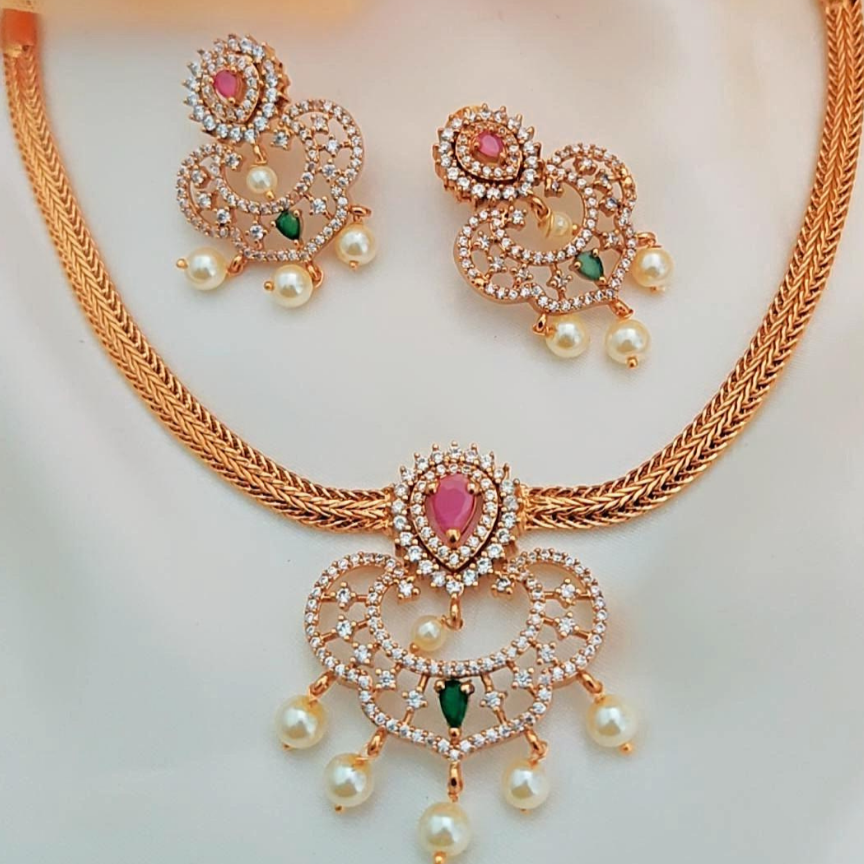 MULTICOLOR SAHITA ZIRCONIA JEWELLERY SET
