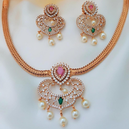MULTICOLOR SAHITA ZIRCONIA JEWELLERY SET