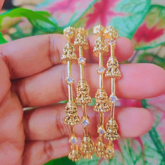 GOLDEN DEVIKA NAGAS BANGLES