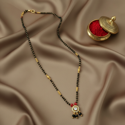 DIAMOND RUBY PRISHA MANGALSUTRA