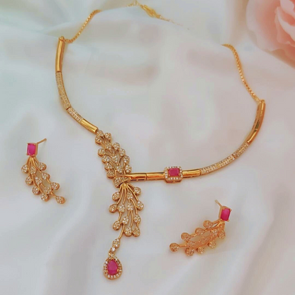 RUBY LAYA ZIRCONIA JEWELLERY SET