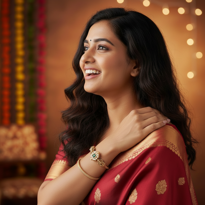 EMERALD ANILA NAGAS BANGLES