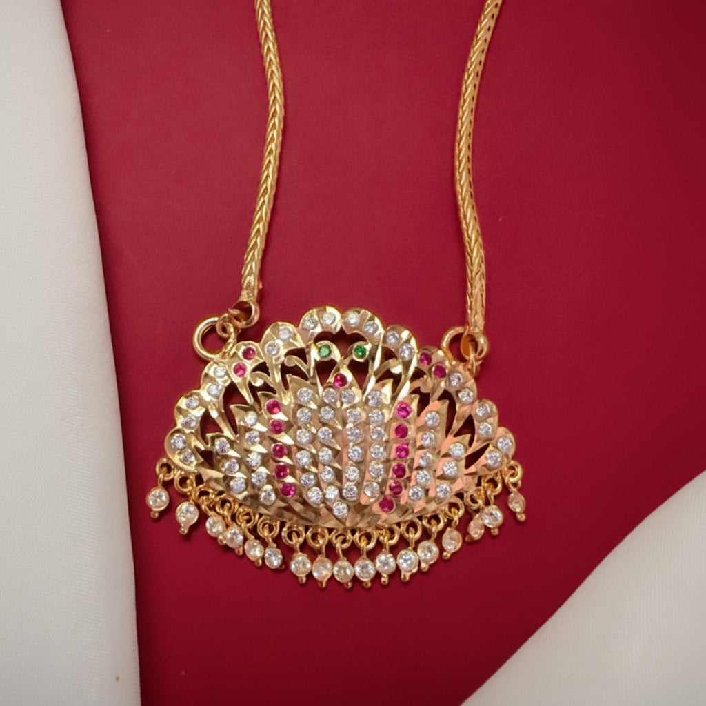 MULTICOLOR KAMALI IMPON LONG DOLLAR CHAIN
