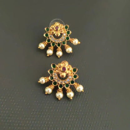 ANTHRA TEMPLE STUD EARRINGS