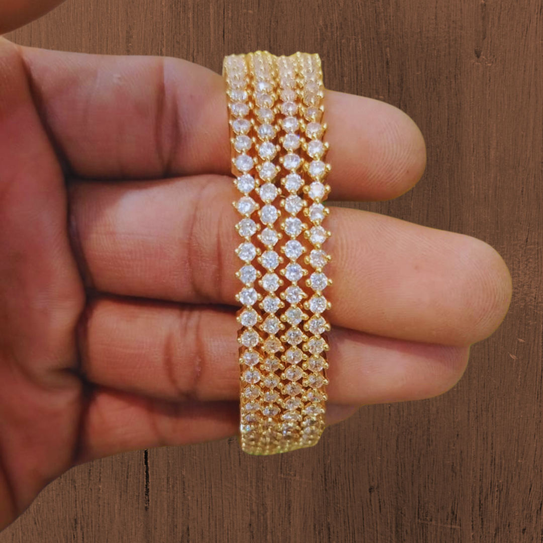 DIAMOND FINISH RIDHU BANGLES