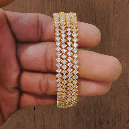 DIAMOND FINISH RIDHU BANGLES