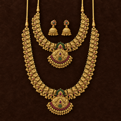 MULTICOLOR HEER  JEWELLERY SET COMBO