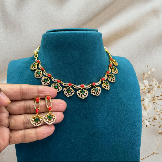 MULTICOLOR LALIMA ZIRCONIA JEWELLERY SET