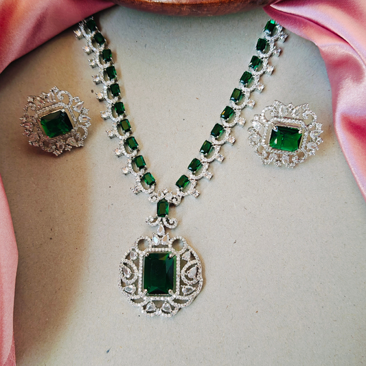 NITHA AMBANI ZIRCONIA JEWELLERY SET