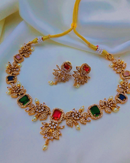 MULTICOLOR CHRISTA VICTORIAN JEWELLERY SET