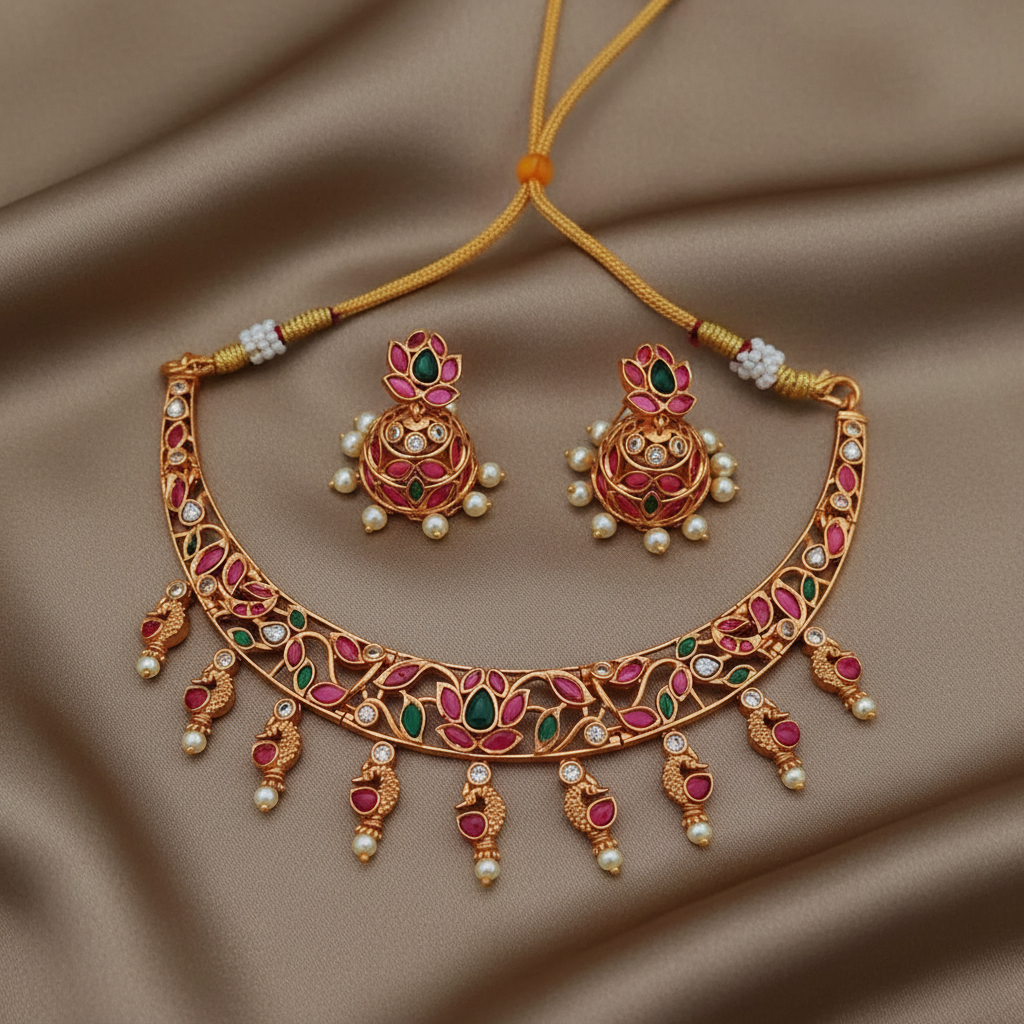 MULTICOLOUR AHINA JEWELLERY SET