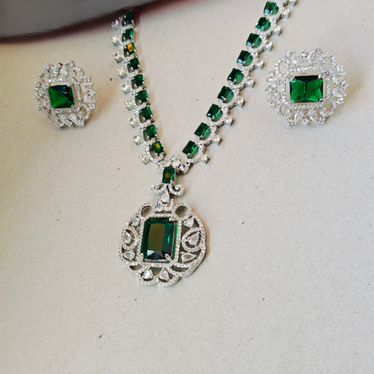 NITHA AMBANI ZIRCONIA JEWELLERY SET