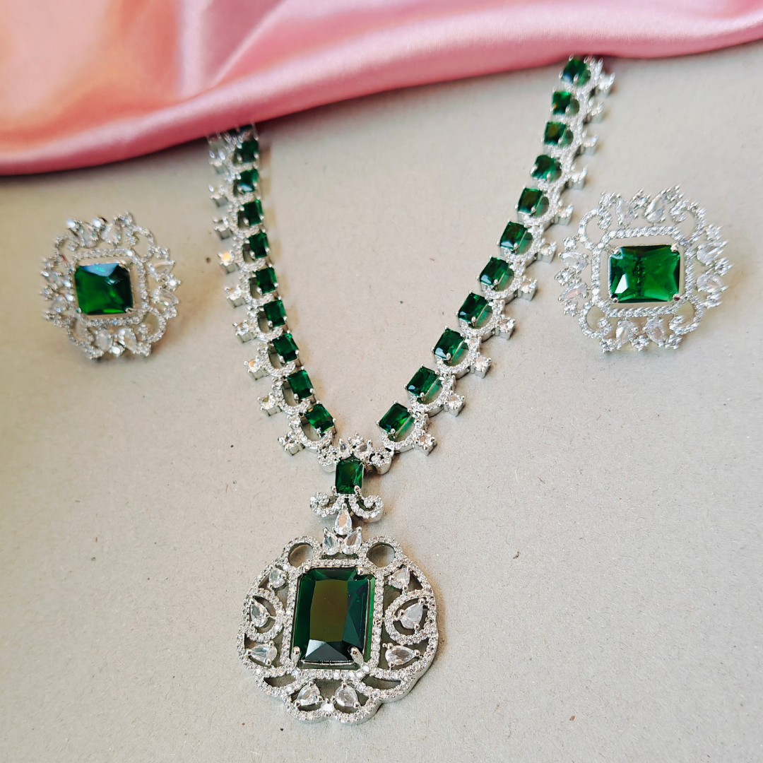 NITHA AMBANI ZIRCONIA JEWELLERY SET