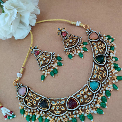 Antique multicolor Victorian Necklaces
