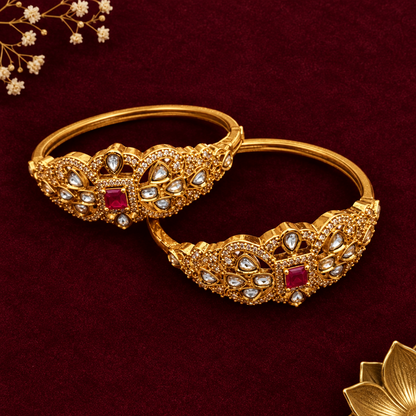 RUBY AMARJAA ZIRCONIA BANGLES