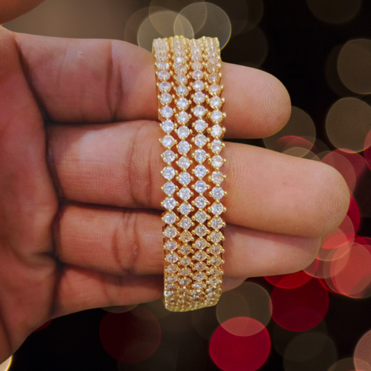 DIAMOND FINISH RIDHU BANGLES