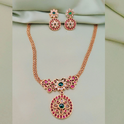 MULTICOLOR MAYURAKSHI JEWELLERY SET
