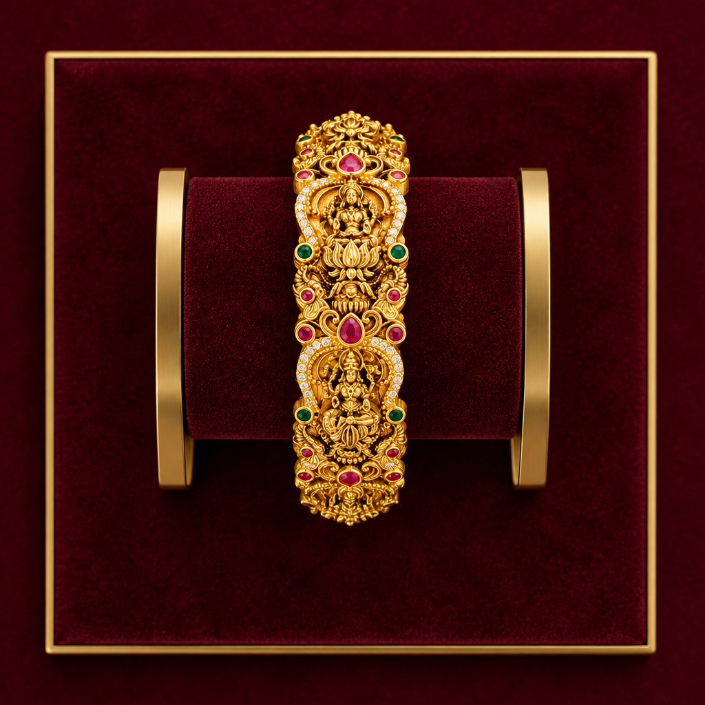 GOLDEN ANANDITA OPENABLE NAGAS BANGLES