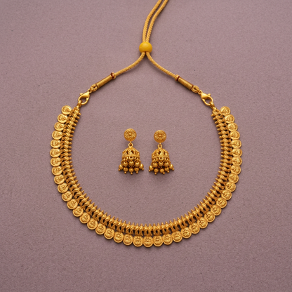 GOLDEN BINDIYA JEWELLERY SET