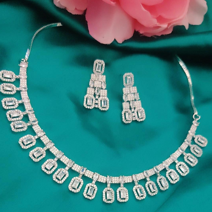 WHITE CORDELIA ZIRCONIA JEWELLERY SET