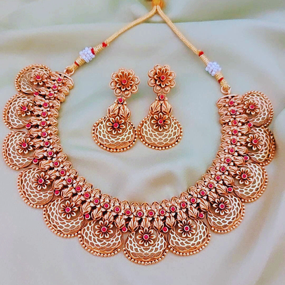 RUBY ANAYA GOLDEN JEWELLERY SET